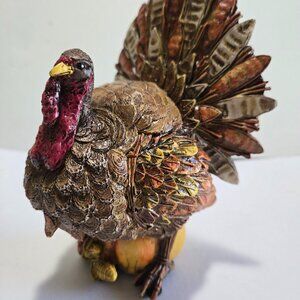 Resin Turkey Centerpiece